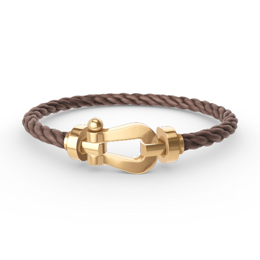 [Royal Jewellery]FORCE LARGE HORSESHOE NO DIAMOND BRACELET GOLD