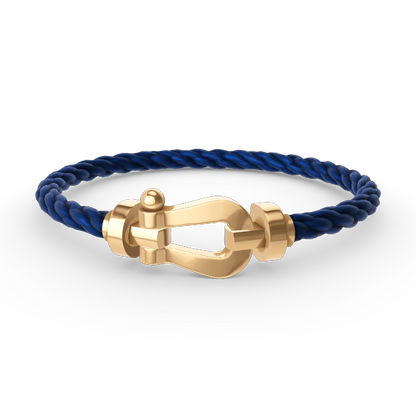 [Royal]Force Horseshoe & Clover 5 Motifs Bracelet Stack Set