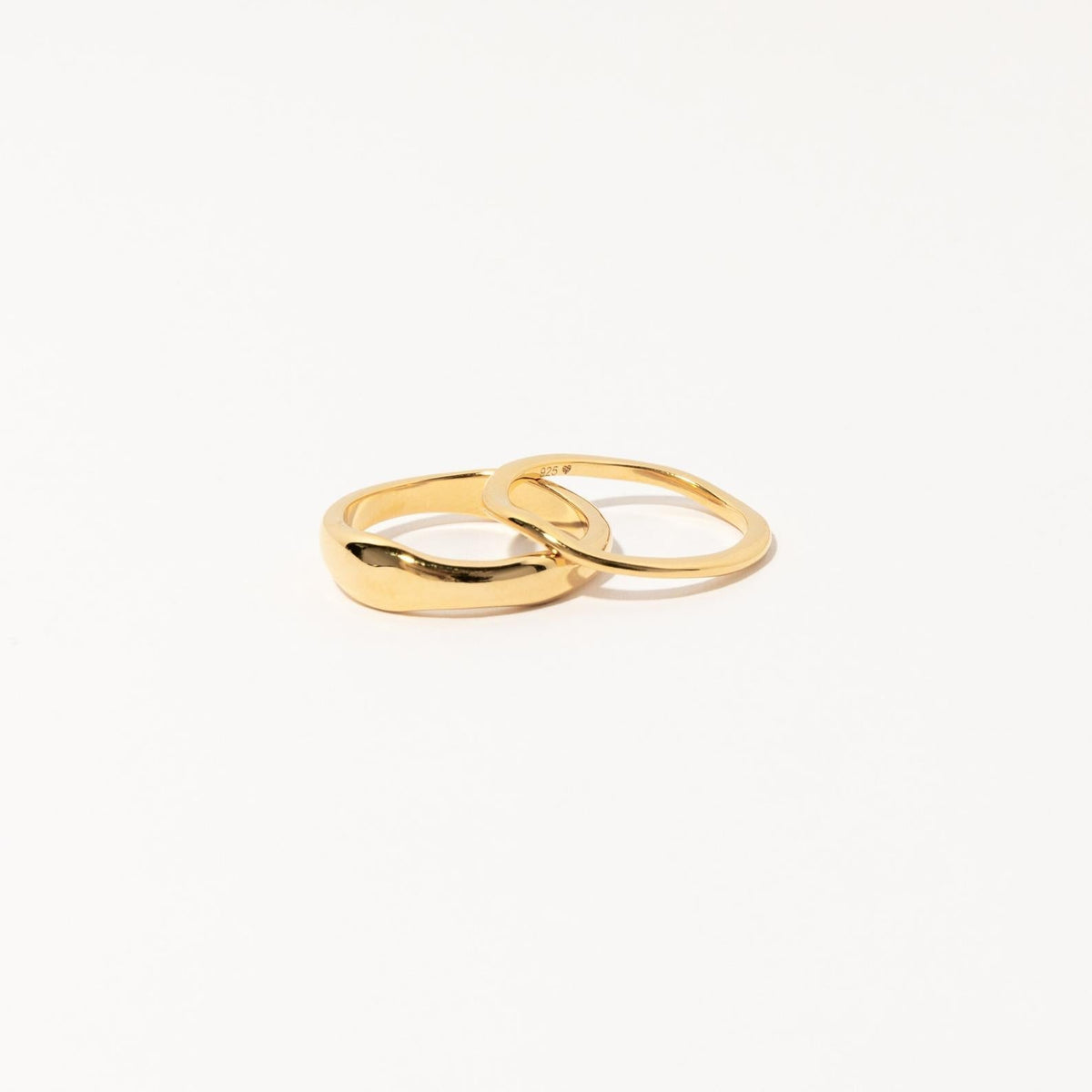 Duo Form Ring Set