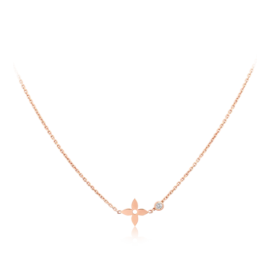 [Royal Jewellery]BLOSSOM PENDANT PINK GOLD AND DIAMOND