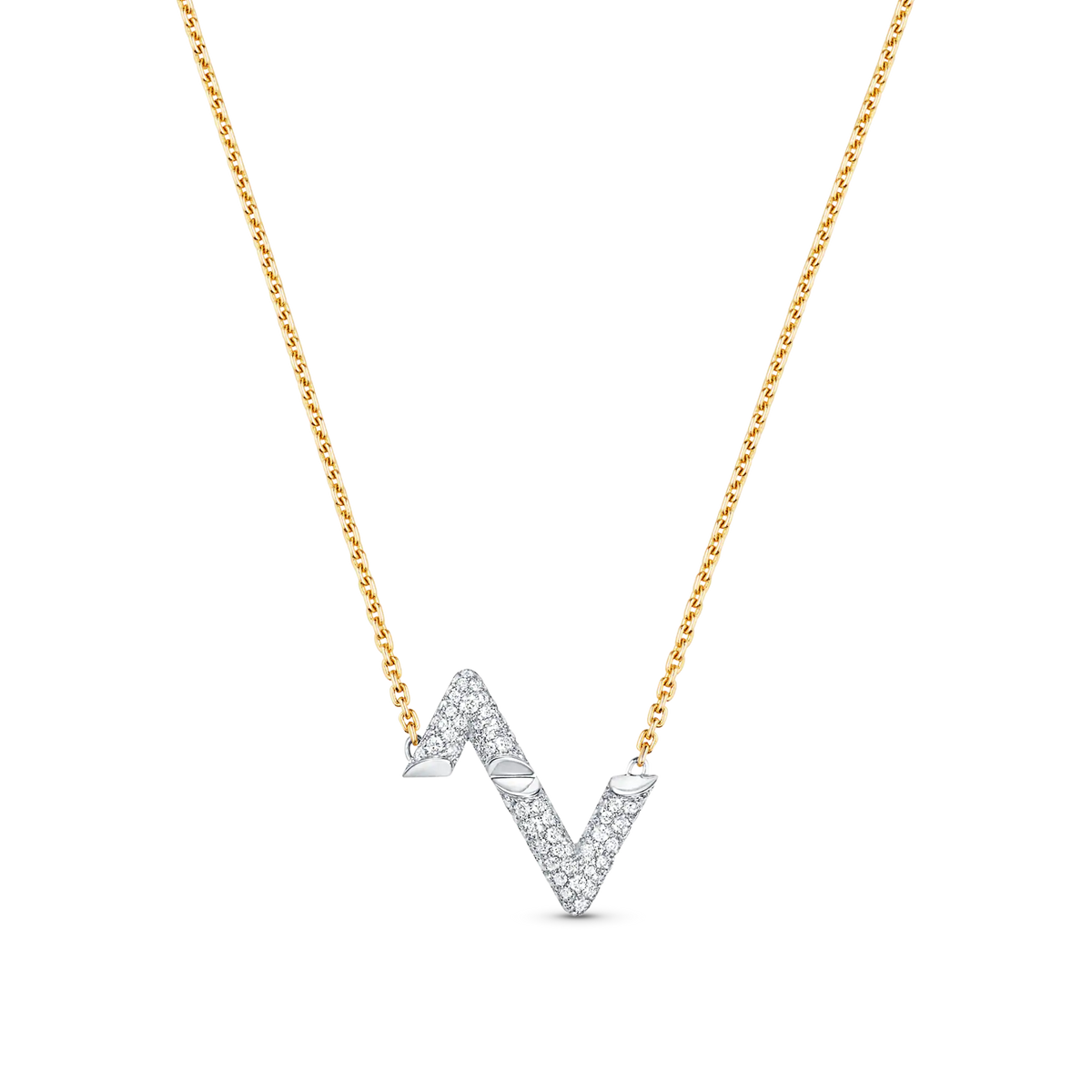 [Royal Jewellery]VOLT SILVER DIAMOND PEDANT NECKLACE