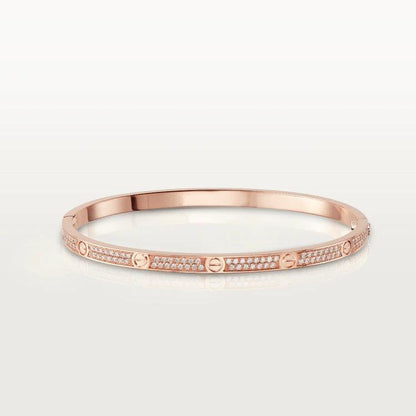 [Royal Jewellery]LOVE BRACELET 3.65MM DIAMOND-PAVED