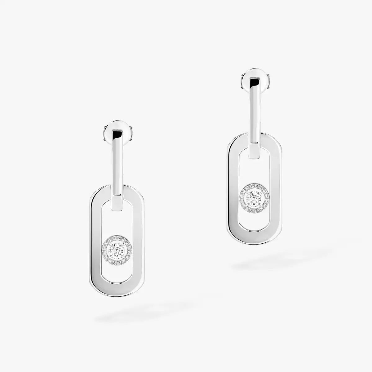[Royal Jewellery]So Move XL Diamond Pendant Earrings