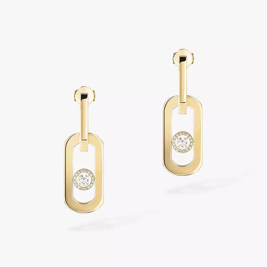 [Royal Jewellery]So Move XL Diamond Pendant Earrings