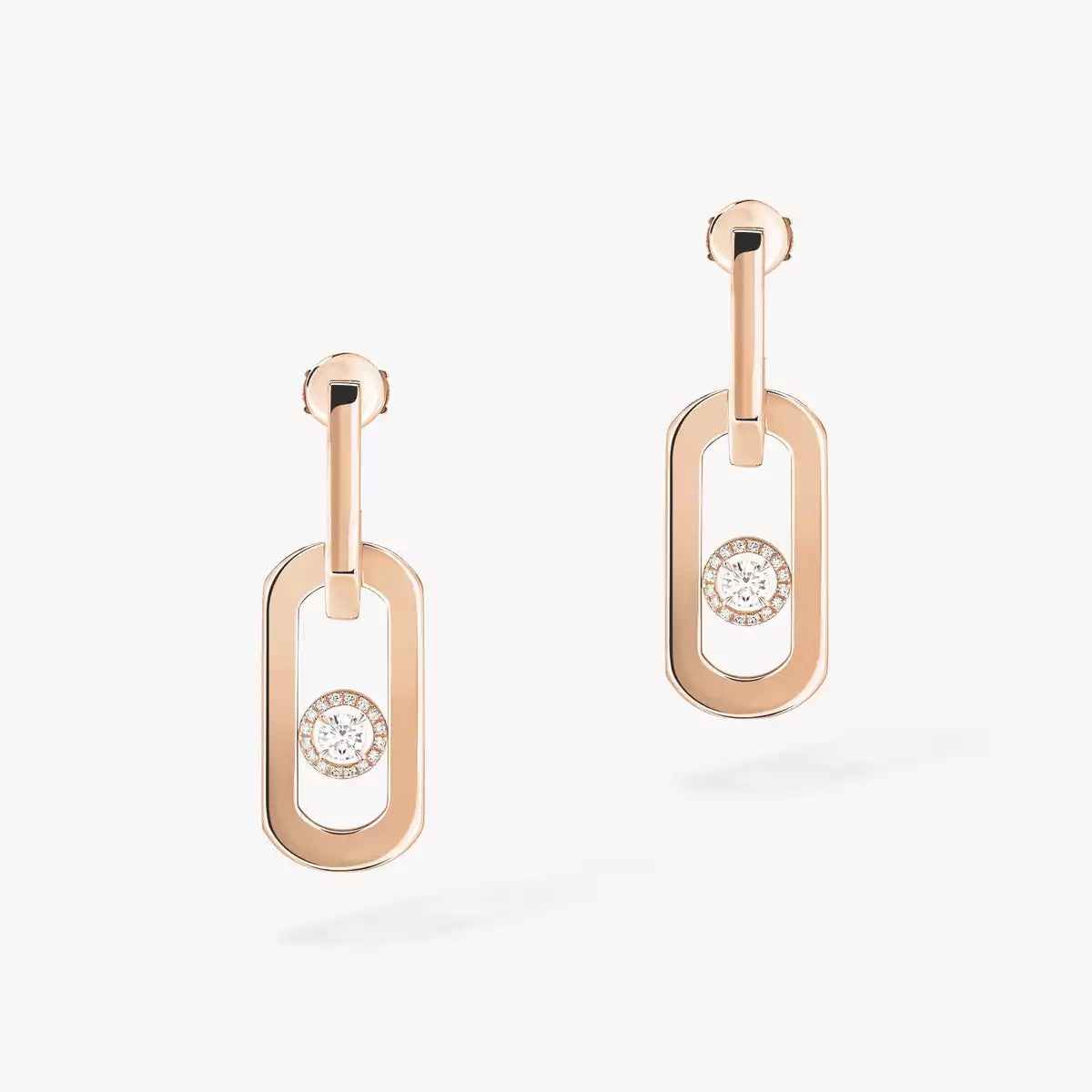 [Royal Jewellery]So Move XL Diamond Pendant Earrings