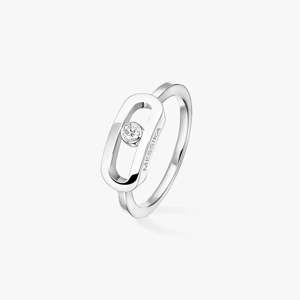 [Royal]Move Uno Diamond Ring in Gold