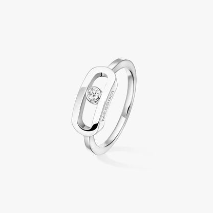 [Royal]Move Uno Diamond Ring in Gold