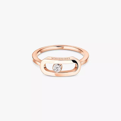 [Royal]Move Uno Diamond Ring in Gold