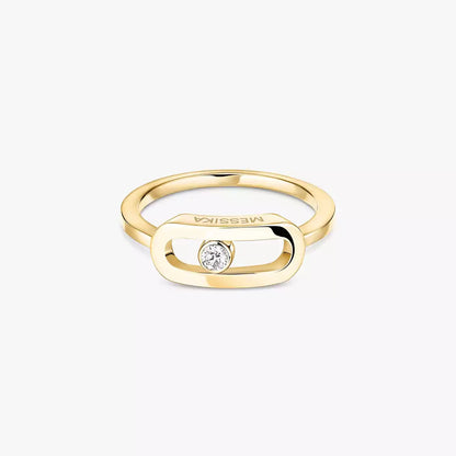 [Royal]Move Uno Diamond Ring in Gold