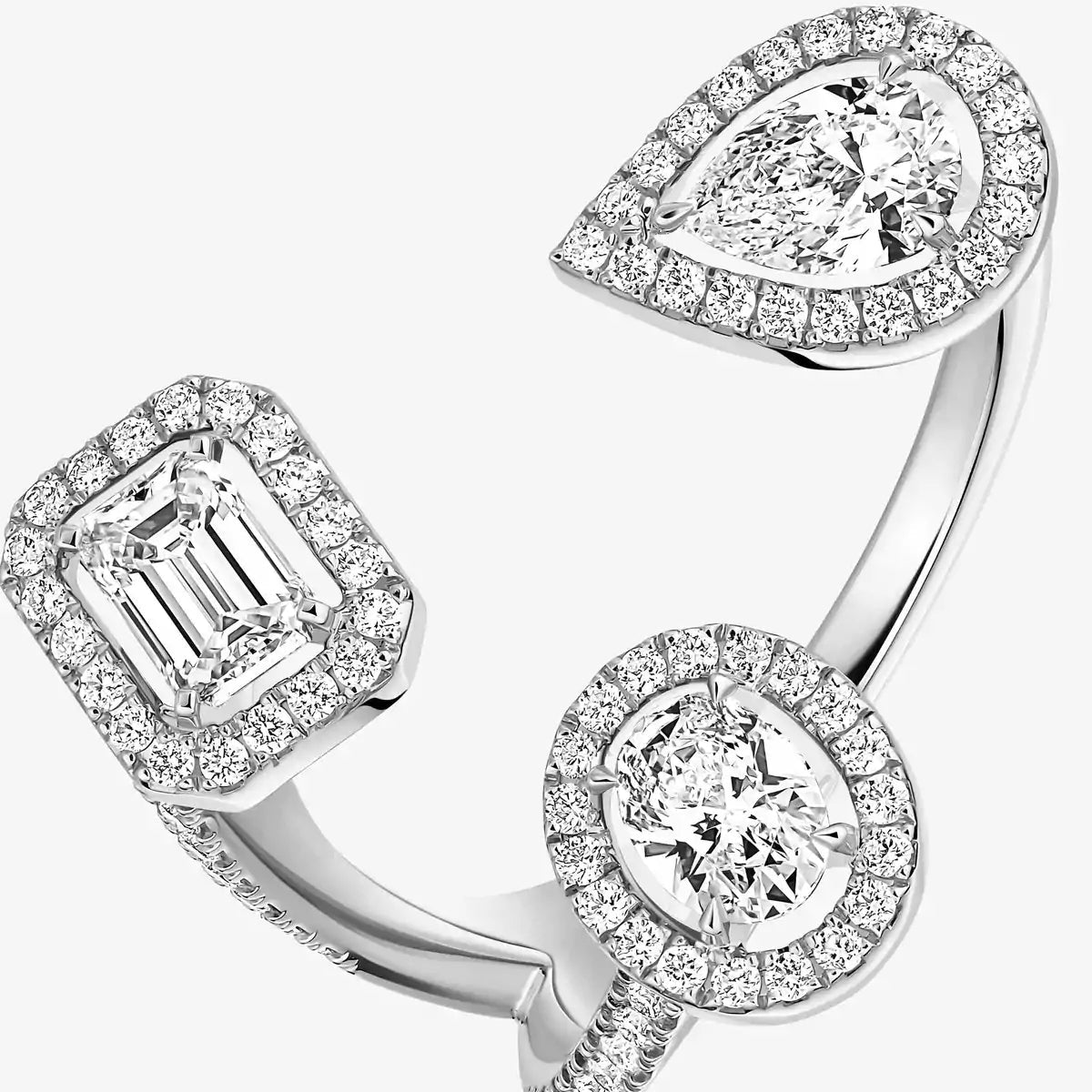 [Royal Jewellery]  Diamond Ring 0,25ct My Twin Trilogy