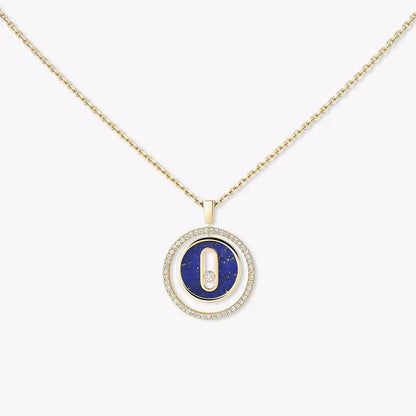 [Royal Jewellery]Lucky Move Diamond Necklace in Rose Gold and White Mother-of-Pearl
