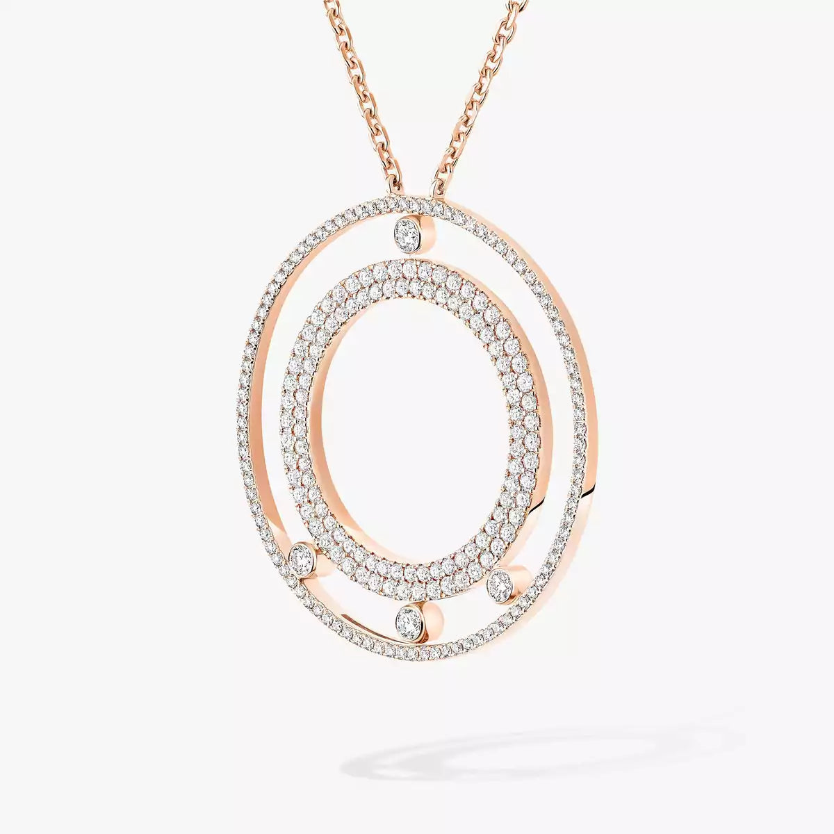 [Royal]Move Romane Long Pave_-Set Diamond Necklace
