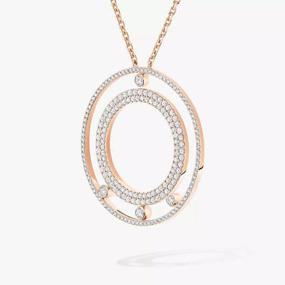 [Royal]Move Romane Long Pave_-Set Diamond Necklace