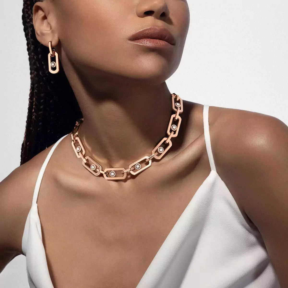 [Royal Jewellery] So Move XL Diamond Hoop Earring