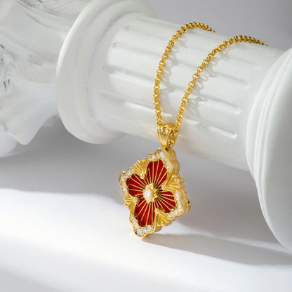 [Royal JEWELRY] OPERA TULLE ENAMEL NECKLACE