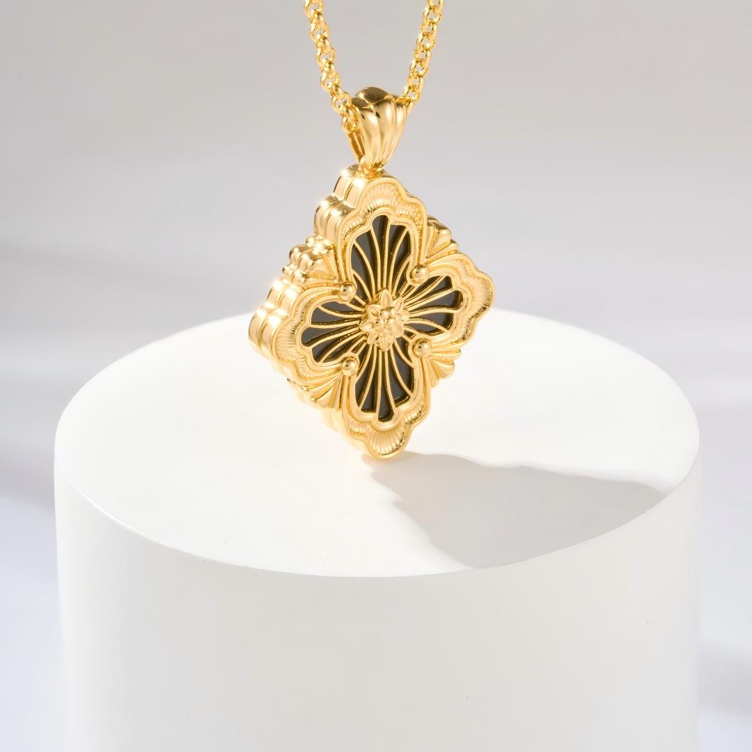 [Royal JEWELRY] OPERA TULLE ENAMEL NECKLACE