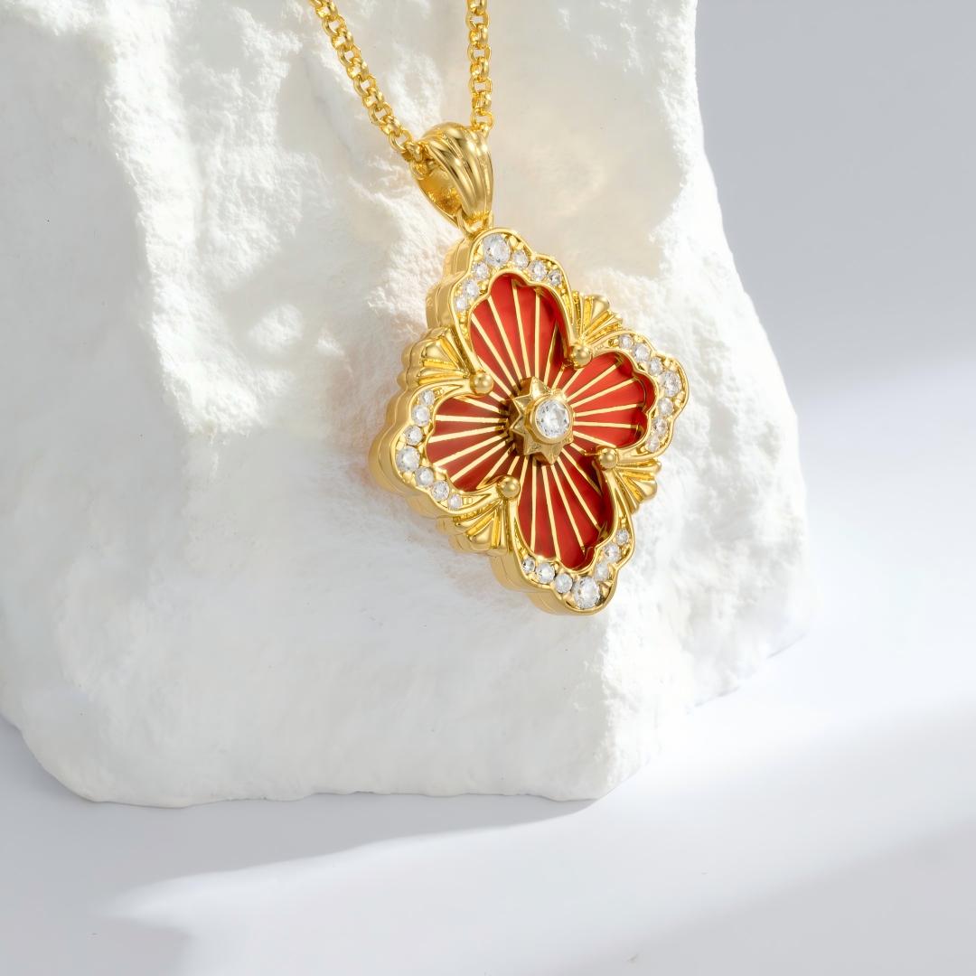 [Royal JEWELRY] OPERA TULLE ENAMEL NECKLACE