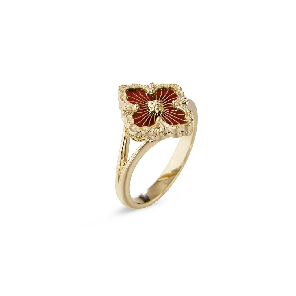 [Royal JEWELRY] OPERA TULLE  RING WITH  ENAMEL BACKGROUND