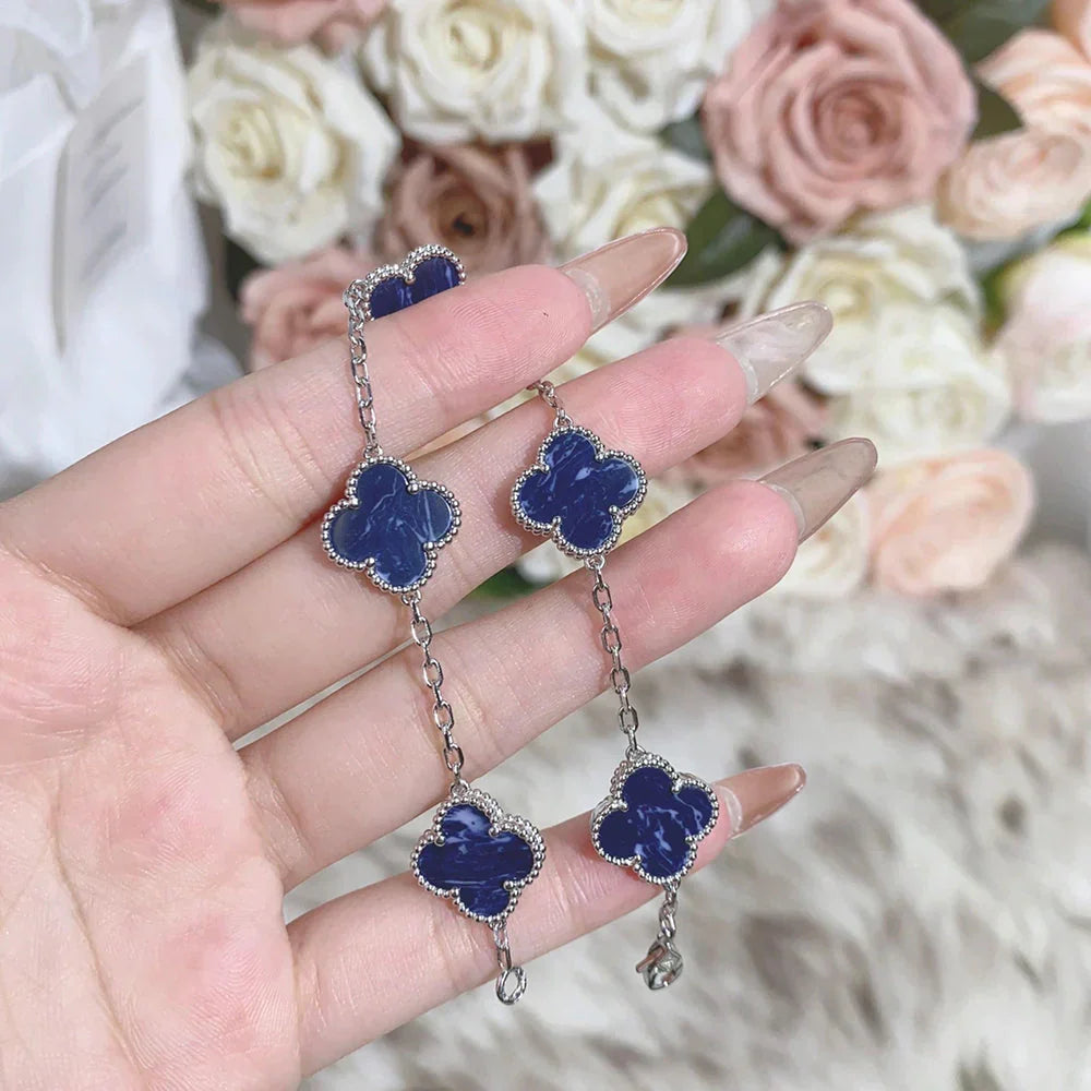 [Royal Jewellery]CLOVER 5 MOTIF PIETERSITE BRACELET COLLECTION
