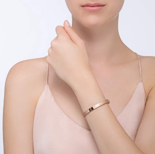 [Royal Jewellery]LOVE BRACELET 6.1MM 4 DIAMONDS