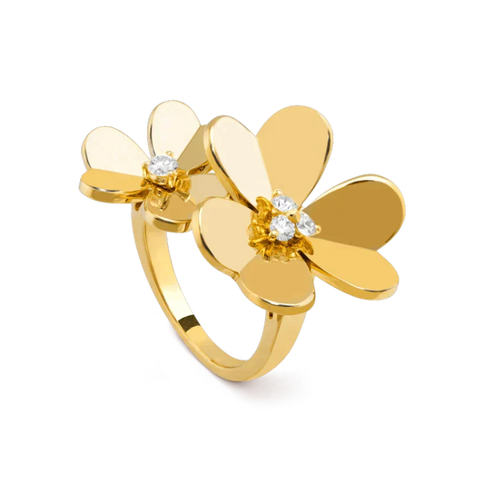 [Royal Jewellery]CLOVER COMOS GOLD DIAMOND RING
