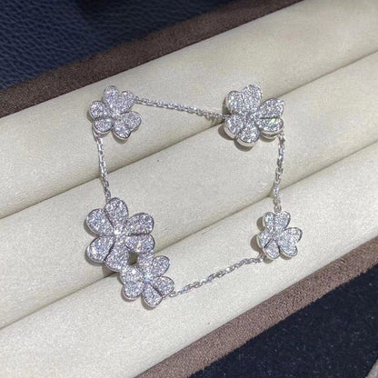 [Royal Jewellery]FRIVOLE SILVER 5 FLOWERS BRACELET