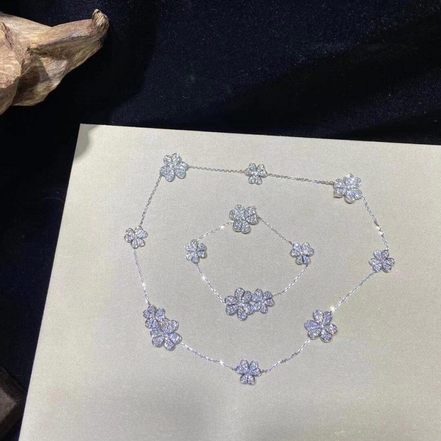 [Royal Jewellery]FRIVOLE SILVER 5 FLOWERS BRACELET