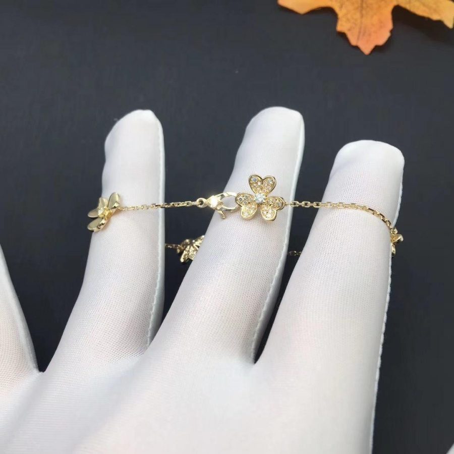 [Royal Jewellery]FRIVOLE GOLD 5 FLOWERS BRACELET
