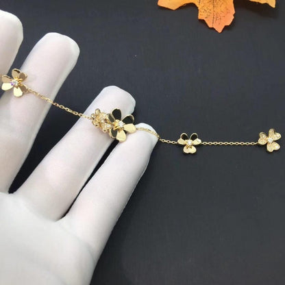 [Royal Jewellery]FRIVOLE GOLD 5 FLOWERS BRACELET