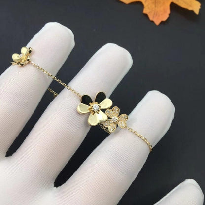 [Royal Jewellery]FRIVOLE GOLD 5 FLOWERS BRACELET