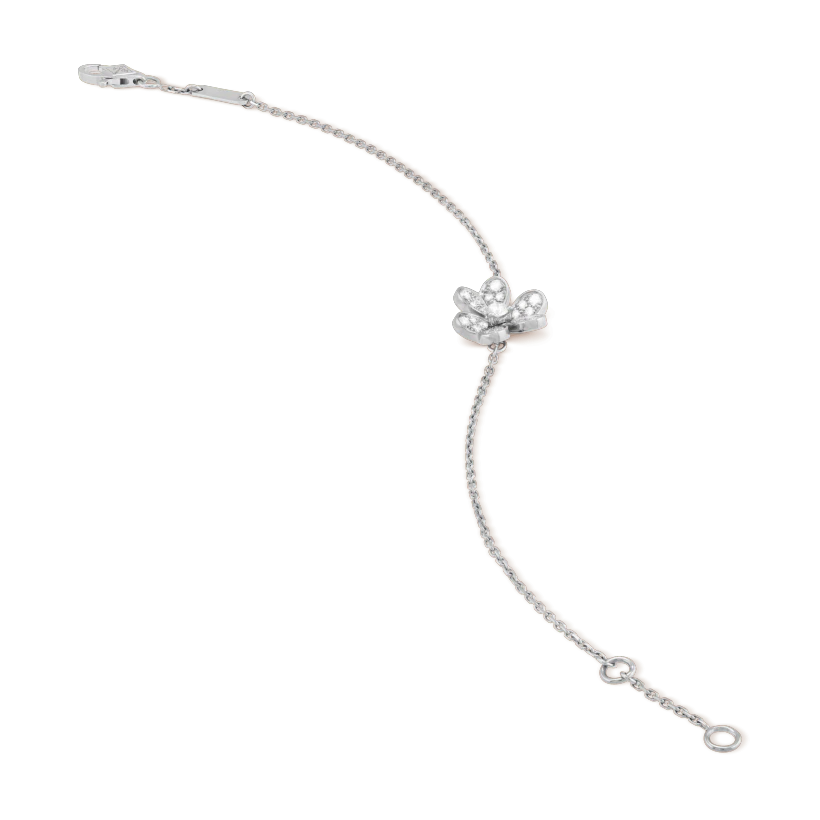 [Royal Jewellery]FRIVOLE SILVER FLOWER DIAMOND BRACELET