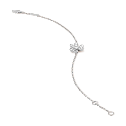 [Royal Jewellery]FRIVOLE SILVER FLOWER DIAMOND BRACELET