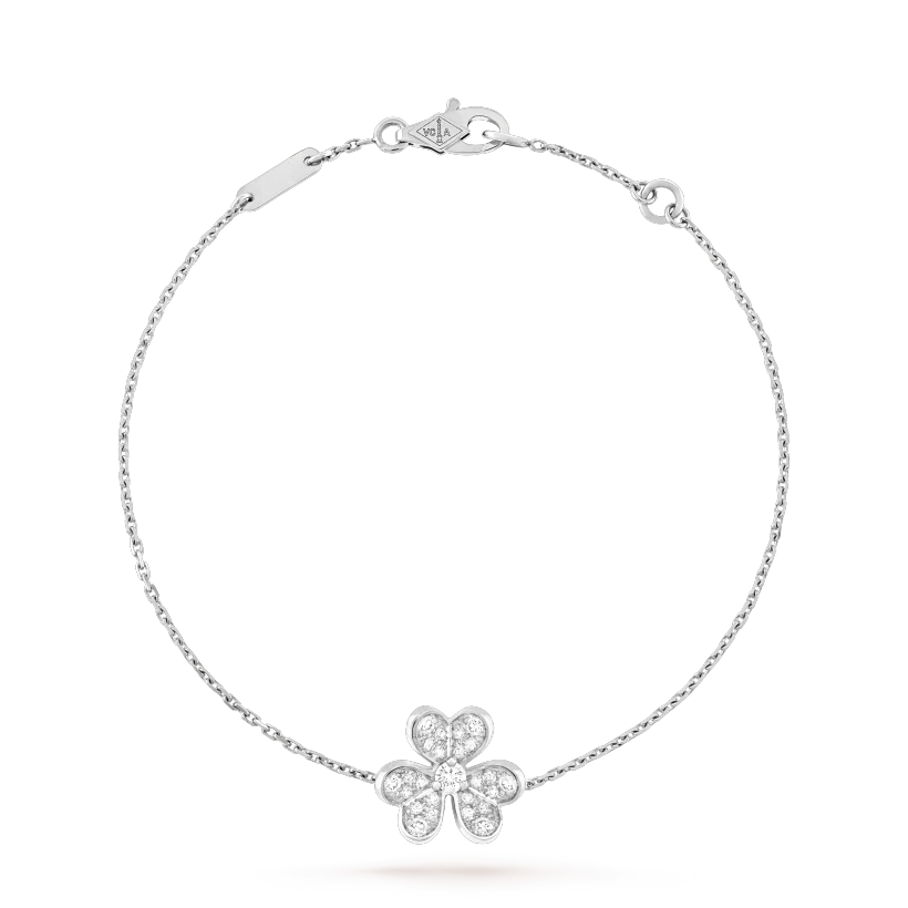 [Royal Jewellery]FRIVOLE SILVER FLOWER DIAMOND BRACELET