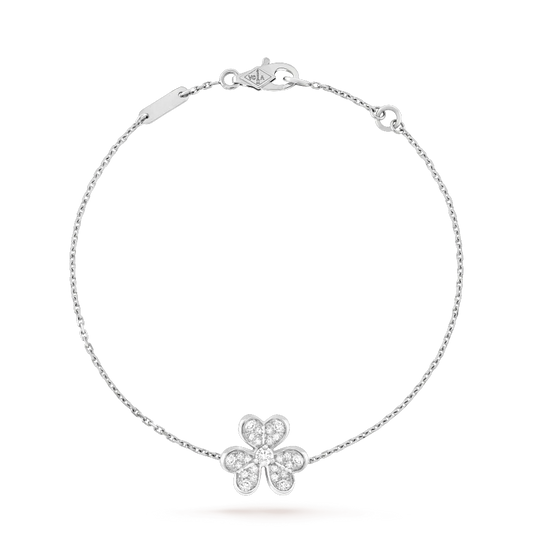 [Royal Jewellery]FRIVOLE SILVER FLOWER DIAMOND BRACELET