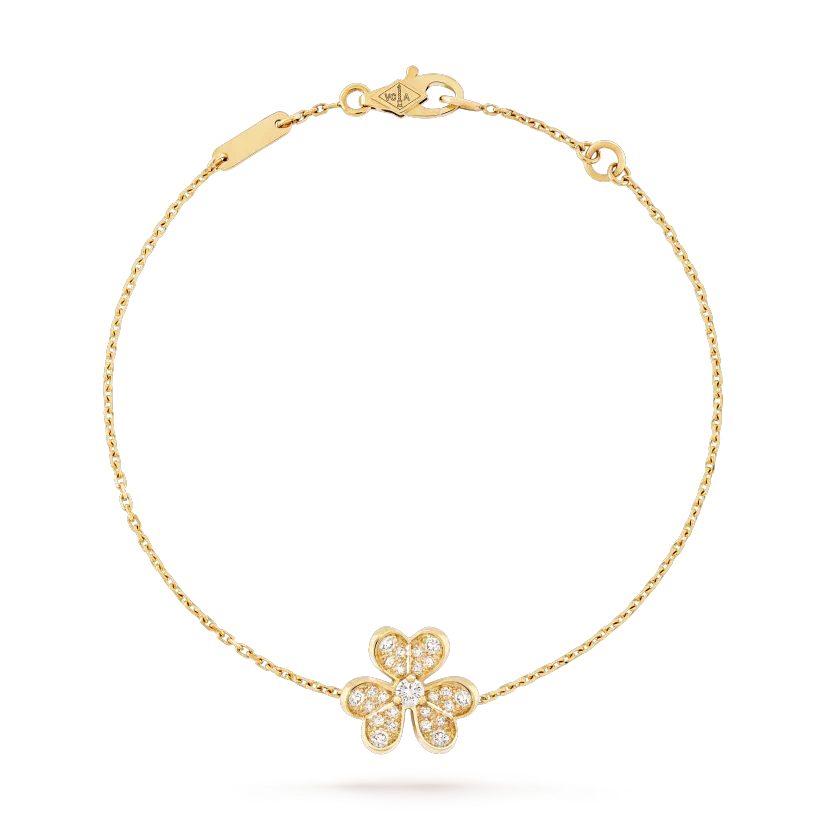 [Royal]FRIVOLE GOLD FLOWER DIAMOND BRACELET