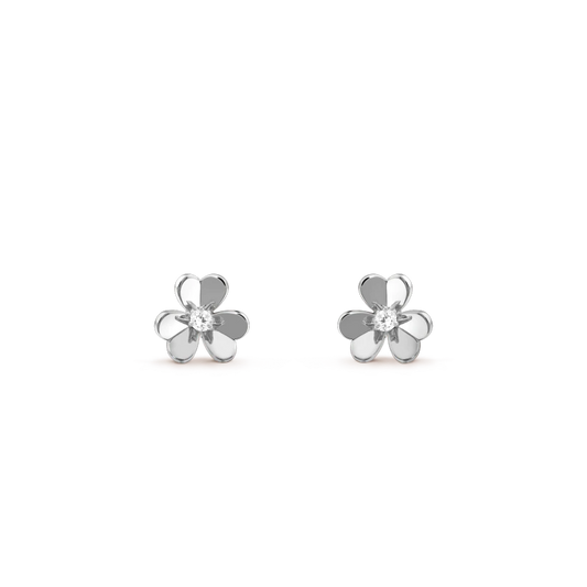 [Royal Jewellery]FRIVOLE MINI SILVER FLOWER EARRINGS