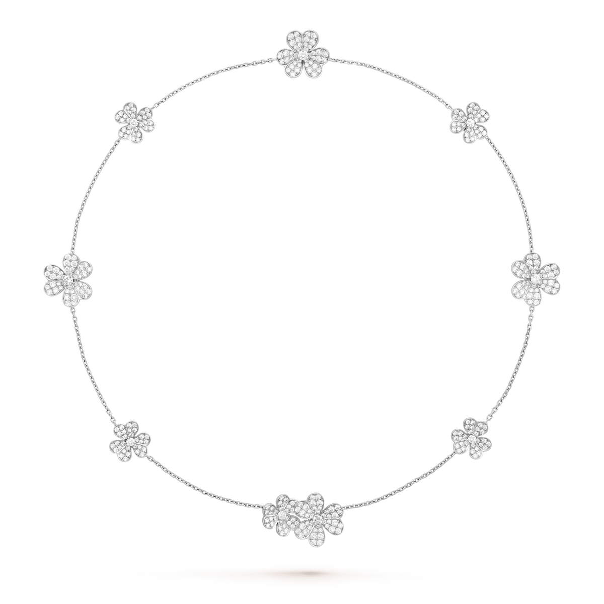 [Royal Jewellery]FRIVOLE SILVER 9 FLOWERS NECKLACE