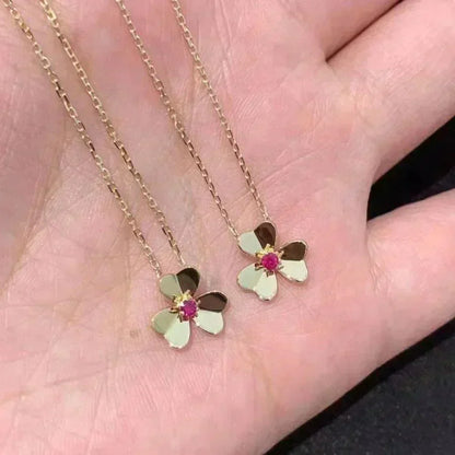 [Royal Jewellery]FRIVOLE GOLD FLOWER NECKLACE