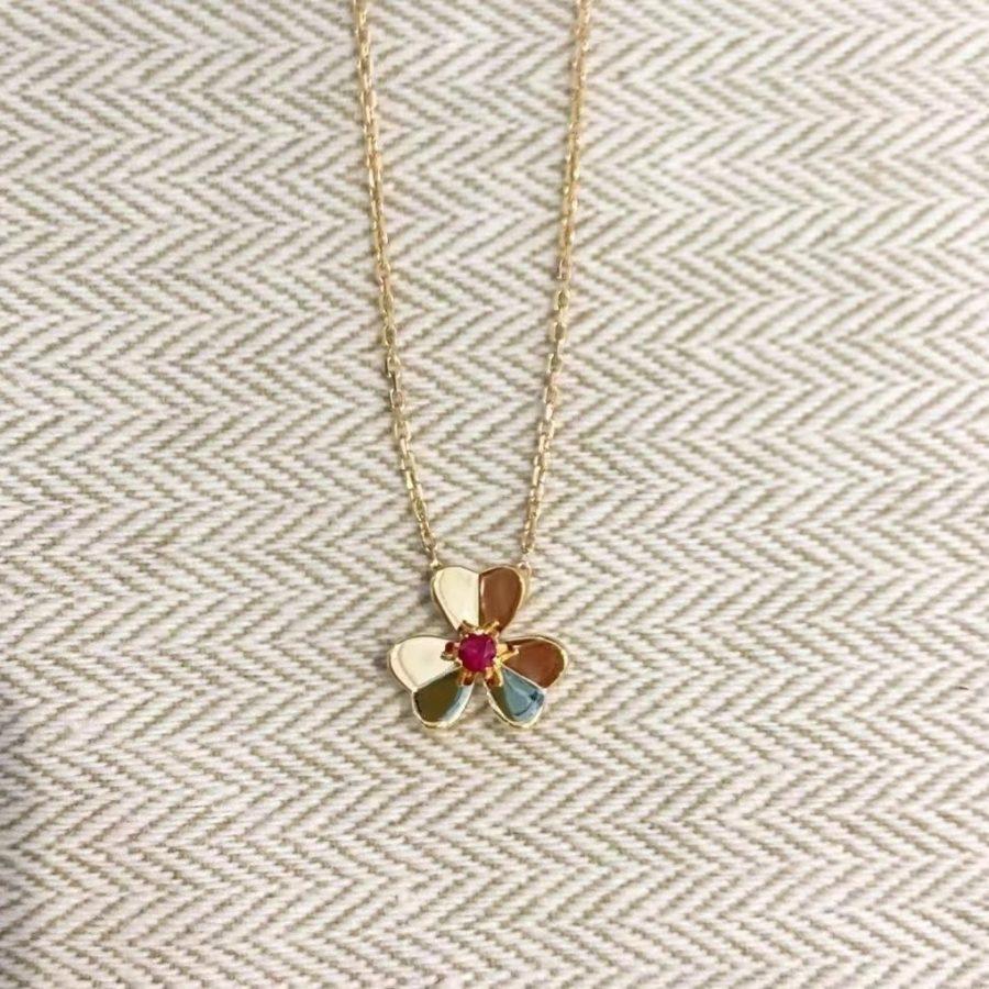 [Royal Jewellery]FRIVOLE GOLD FLOWER NECKLACE
