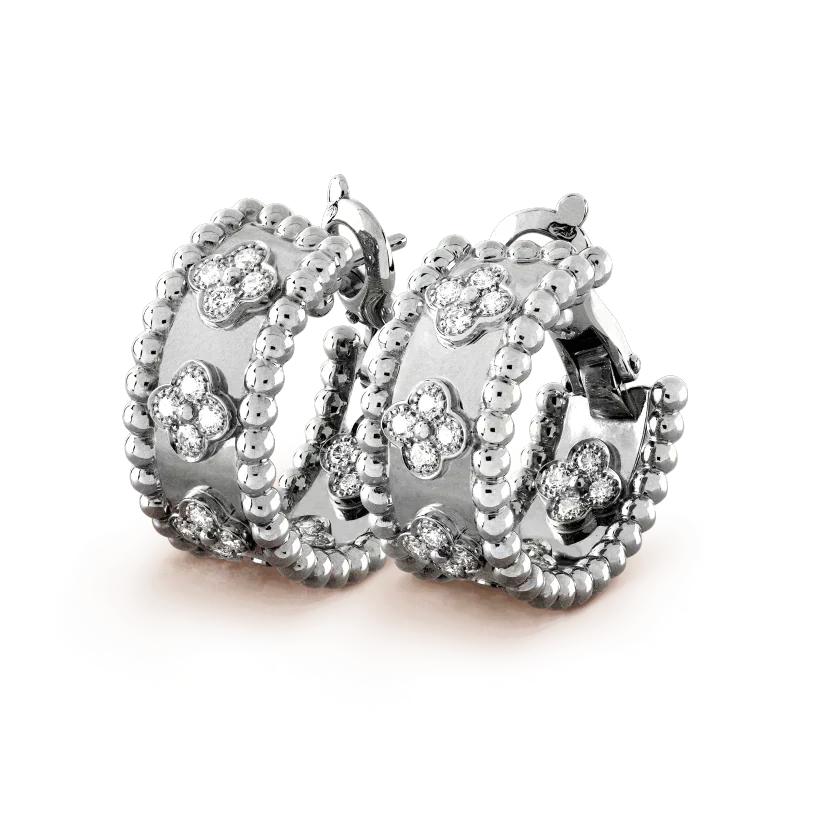 [Royal Jewellery]PERLEE DIAMOND EARRINGS
