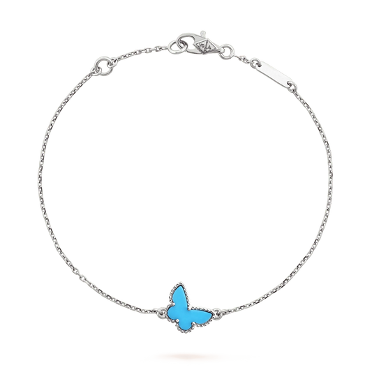 [Royal Jewellery]BUTTERFLY TURQUOISE BUTTERFLY BRACELET SILVER
