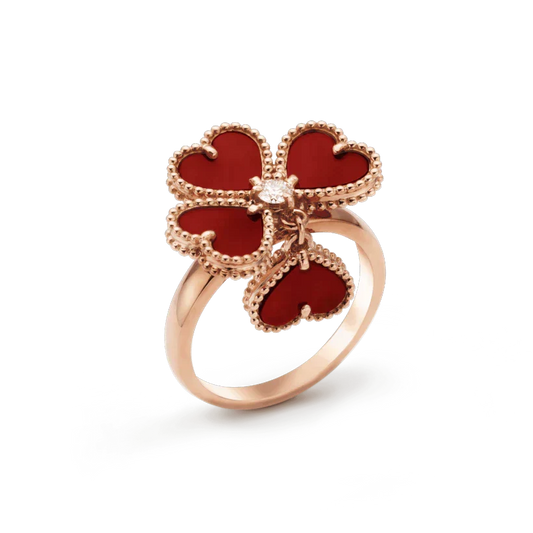[Royal Jewellery]SWEET CLOVER CARNELIAN RING