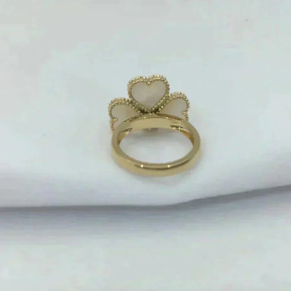 [Royal Jewellery]SWEET CLOVER WHITE MOP RING