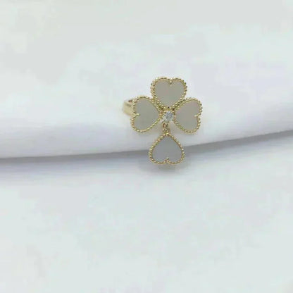 [Royal Jewellery]SWEET CLOVER WHITE MOP RING