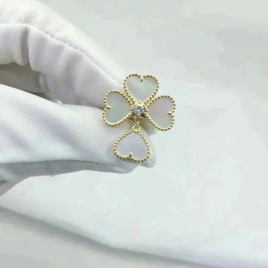 [Royal Jewellery]SWEET CLOVER WHITE MOP RING