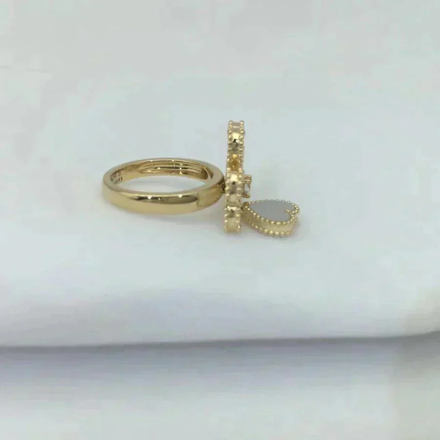 [Royal Jewellery]SWEET CLOVER WHITE MOP RING