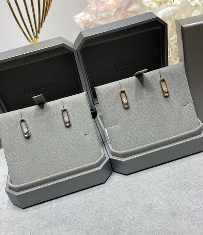 [Royal]MOVE UNO SMALL 1 DIAMOND EARRINGS