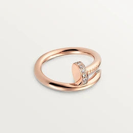 [Royal Jewellery]JUSTE RING 2.65MM PINK GOLD DIAMOND