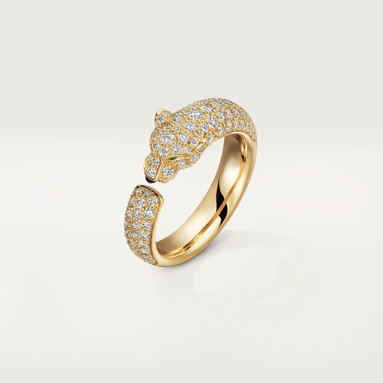 [Royal Jewellery]PANTHERE PINK GOLD DIAMOND RING