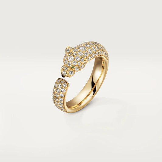 [Royal Jewellery]PANTHERE PINK GOLD DIAMOND RING